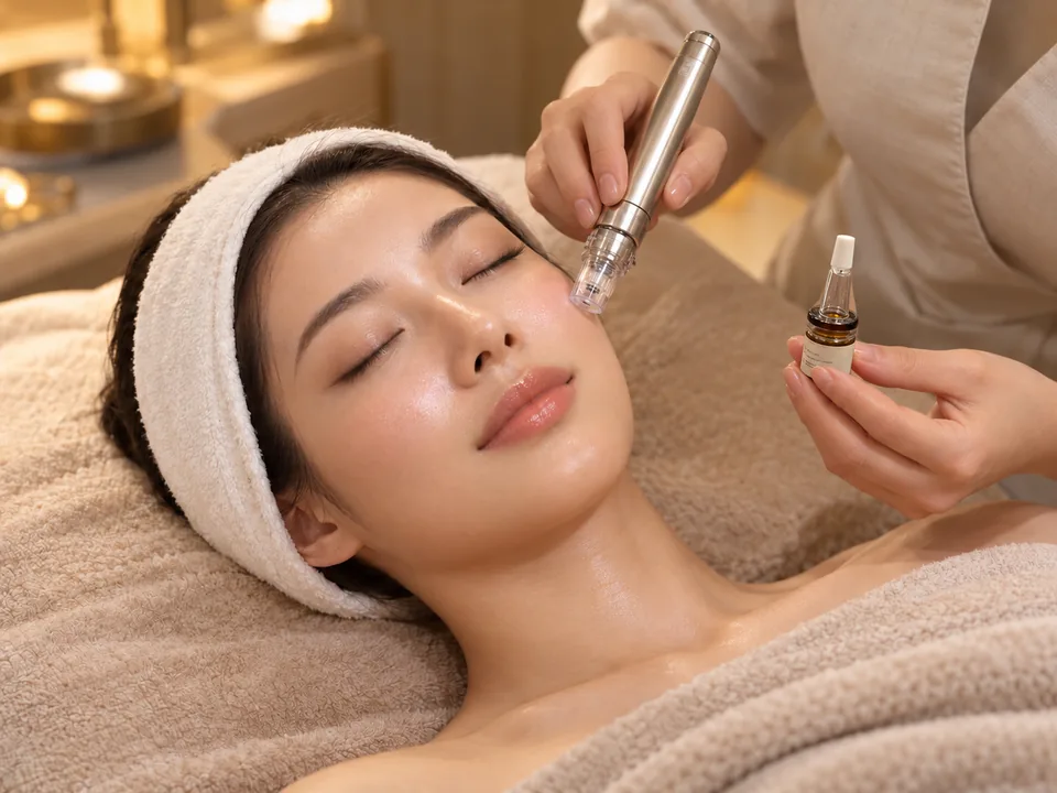 Aesthetics treatments with PDRN and microneedling at BelleCare